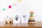 Pearhead 4-Pack Clean-Touch Ink Pad Kit, Mess-Free Inkless Hand and Footprint Kit, Baby Foot Printing Kit, Cat and Dog Paw Print Kit, Suitable for Babies and Pets